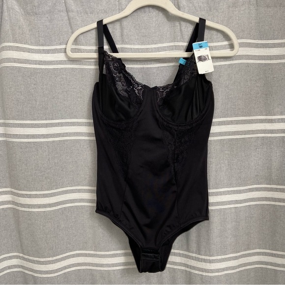 NWT MAIDENFORM / Women's Flexees Embellished Firm Control Bodysuit Size 36C - Picture 2 of 9